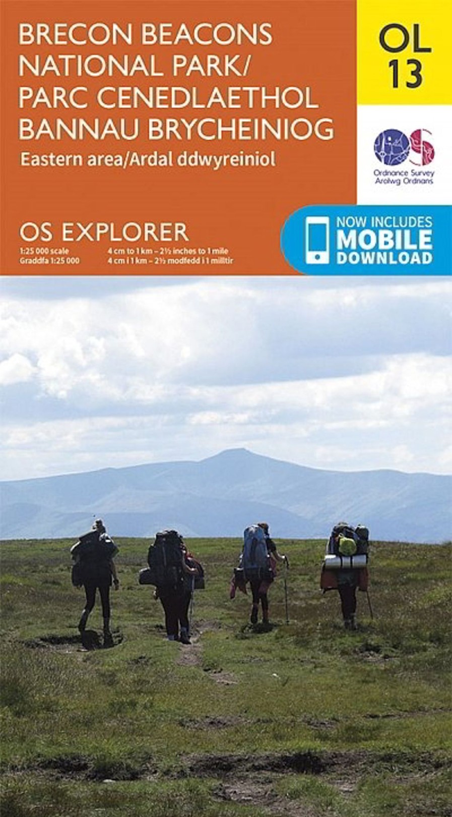 Equipment Ordnance Survey Maps And Books | Os Explorer Map Ol13 - Brecon Beacons National Park - Eastern Area Orange