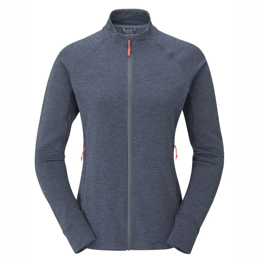 Clothing Rab Fleece & Mid Layer | Rab Womens Nexus Jacket - Steel Grey