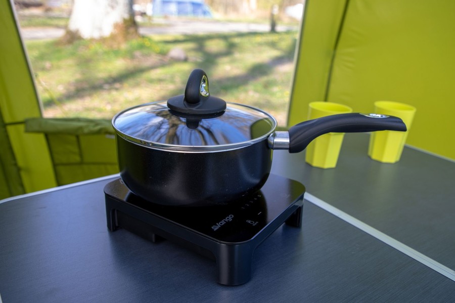 Camping Vango Lightweight Stoves | Vango Sizzle Induction Hob Cooker Black