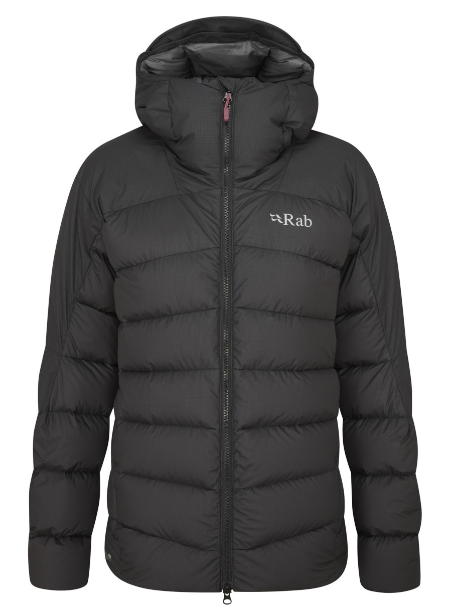 Clothing Rab Insulated Jackets | Rab Womens Infinity Alpine Jacket - Anthracite Black