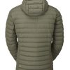 Clothing Rab Insulated Jackets | Rab Mens Infinity Microlight Jacket - Light Khaki Green