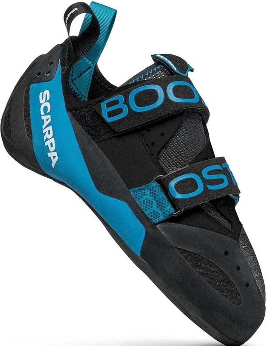 Equipment Scarpa Climbing Shoes | Scarpa Boostic Climbing Shoes - Black-Azure Blue