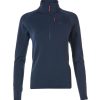 Clothing Rab Fleece & Mid Layer | Rab Womens Power Stretch Pro Pull-On Fleece - Deep Ink Blue