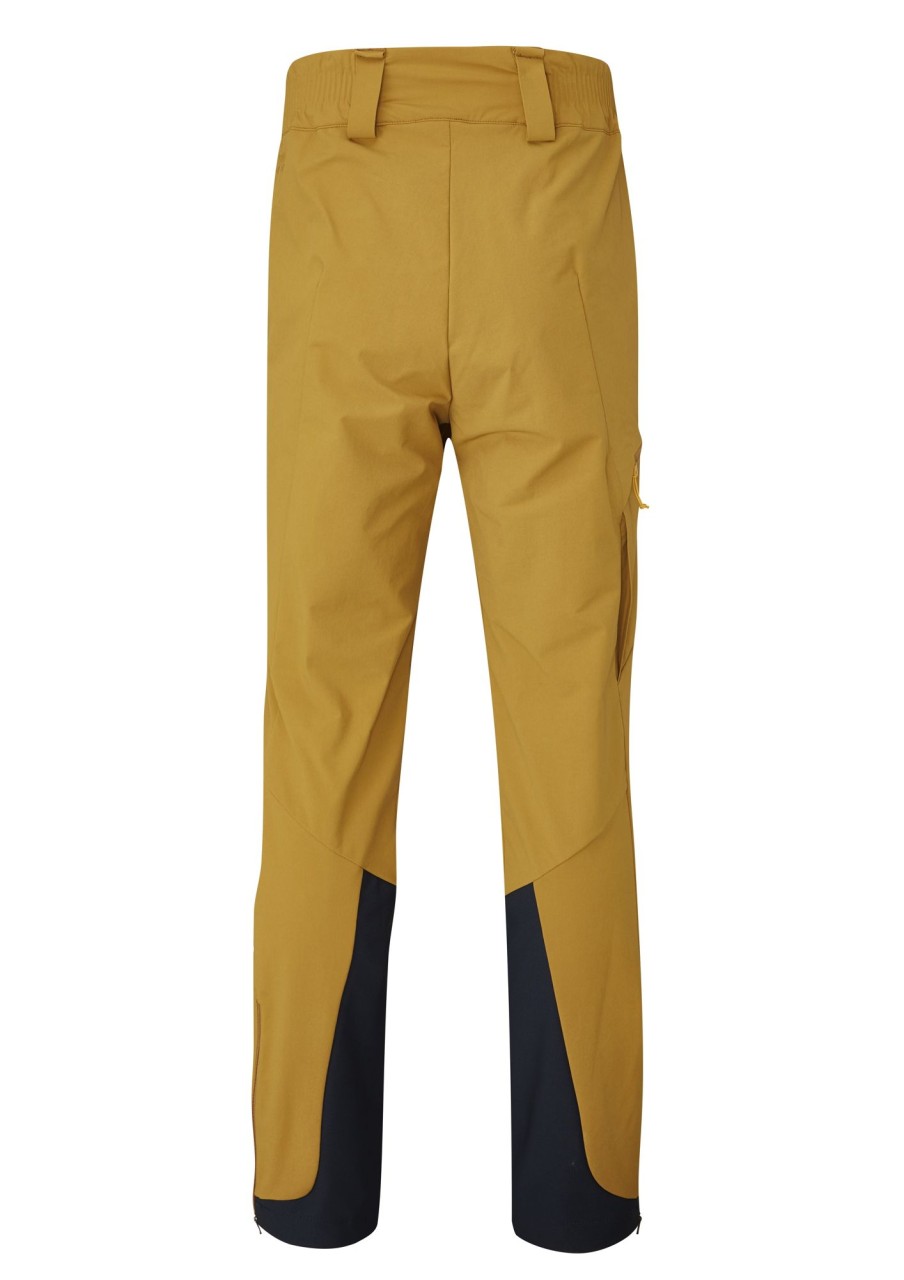 Clothing Rab Trousers & Leg Wear | Rab Mens Ascendor As Climbing Pants - Footprint Orange