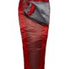 Camping Rab Backpacking & Lightweight Sleeping Bags | Rab Solar Eco 3 Sleeping Bag - Regular - Right Zip - Oxblood Red