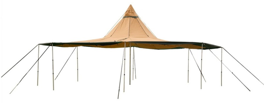 Camping Tentipi Tipi'S & Bell Tents | Tentipi Safirflex 15 Cp Brown