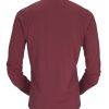 Clothing Rab T Shirts & Base Layers | Rab Mens Force Long Sleeve Tee - Oxblood Red