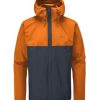 Clothing Rab Waterproof Jackets | Rab Mens Downpour Eco Jacket - Marmalade-Beluga Orange