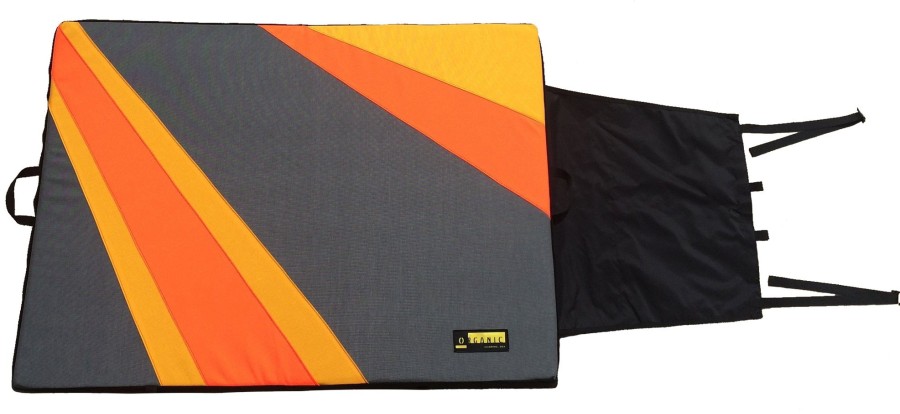 Equipment Organic Climbing Bouldering | Organic Climbing Full Crash Pad Black