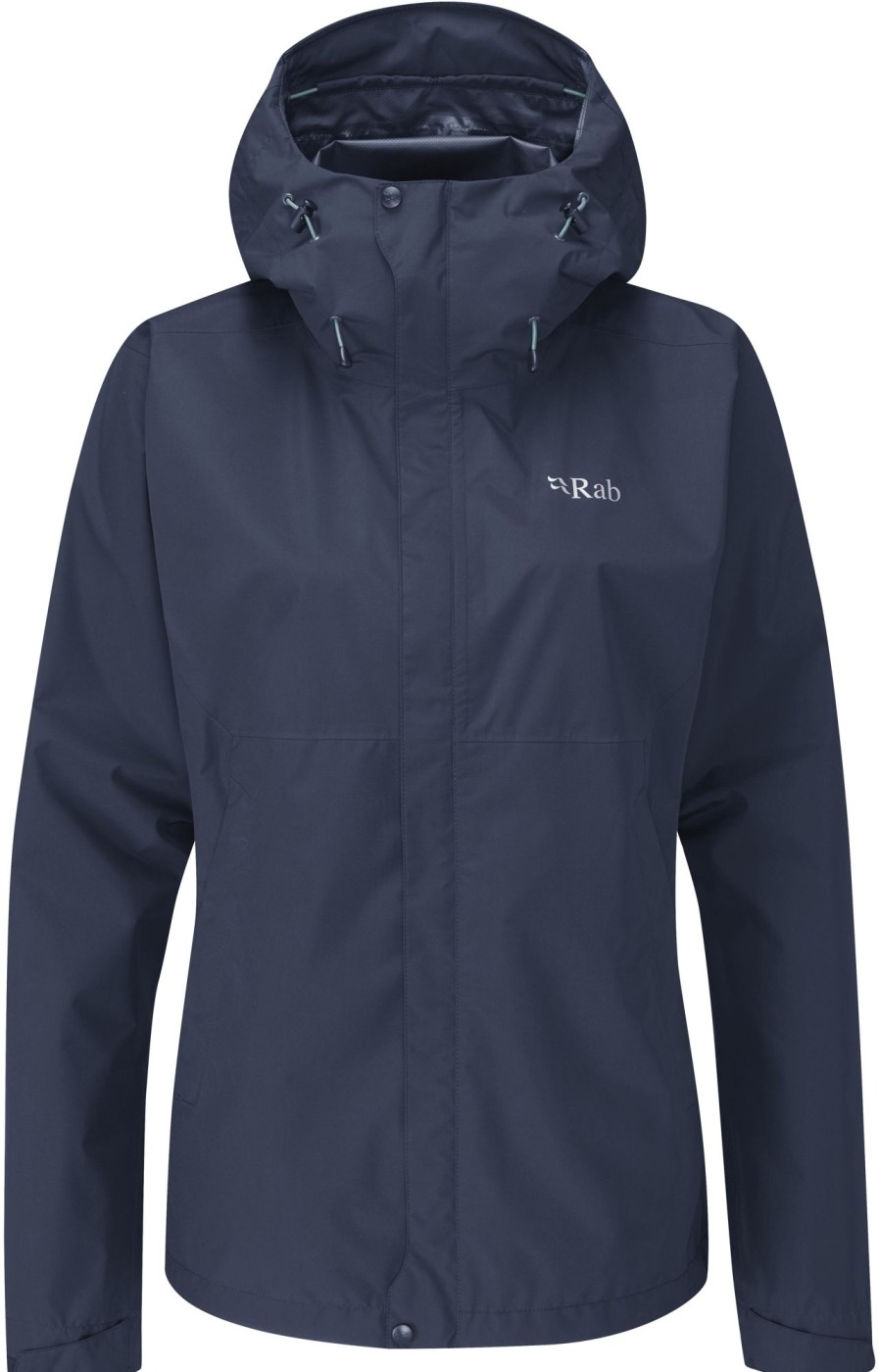 Clothing Rab Waterproof Jackets | Rab Womens Downpour Eco Jacket - Deep Ink Blue