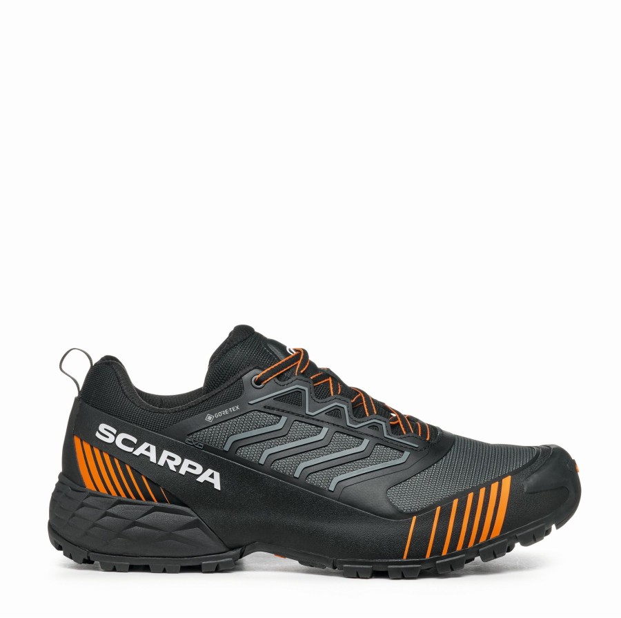 Footwear Scarpa Running Shoes | Scarpa Mens Ribelle Run Xt Gtx Shoes - Anthracite-Tonic Blue