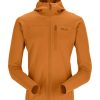 Clothing Rab Fleece & Mid Layer | Rab Mens Ascendor Hoody - Marmalade Orange