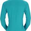 Clothing Rab T Shirts & Base Layers | Rab Womens Sonic Long Sleeved Zip-T - Ultramarine Blue