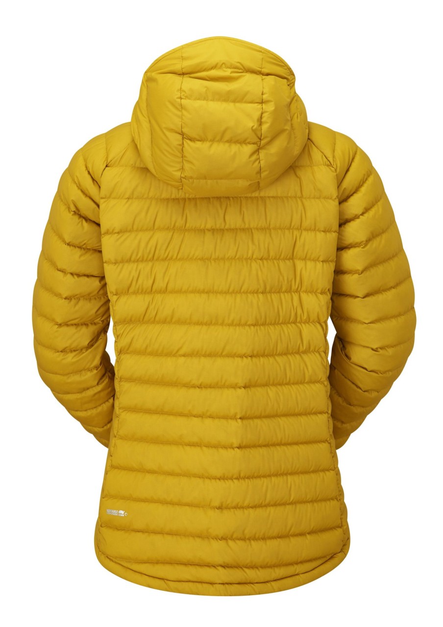 Clothing Rab Insulated Jackets | Rab Womens Infinity Microlight Jacket - Sahara Yellow