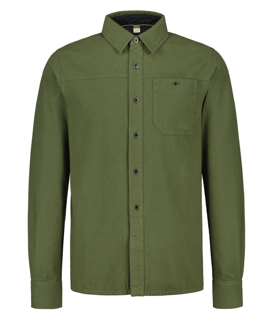 Clothing Rab Shirts | Rab Mens Boundary Shirt - Chlorite Green