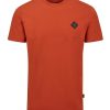 Clothing Rab T Shirts & Base Layers | Rab Mens Basecamp Logo Badge Tee Clay Red