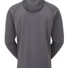 Clothing Rab Fleece & Mid Layer | Rab Mens Superflux Hoody - Graphene-Firecracker Grey