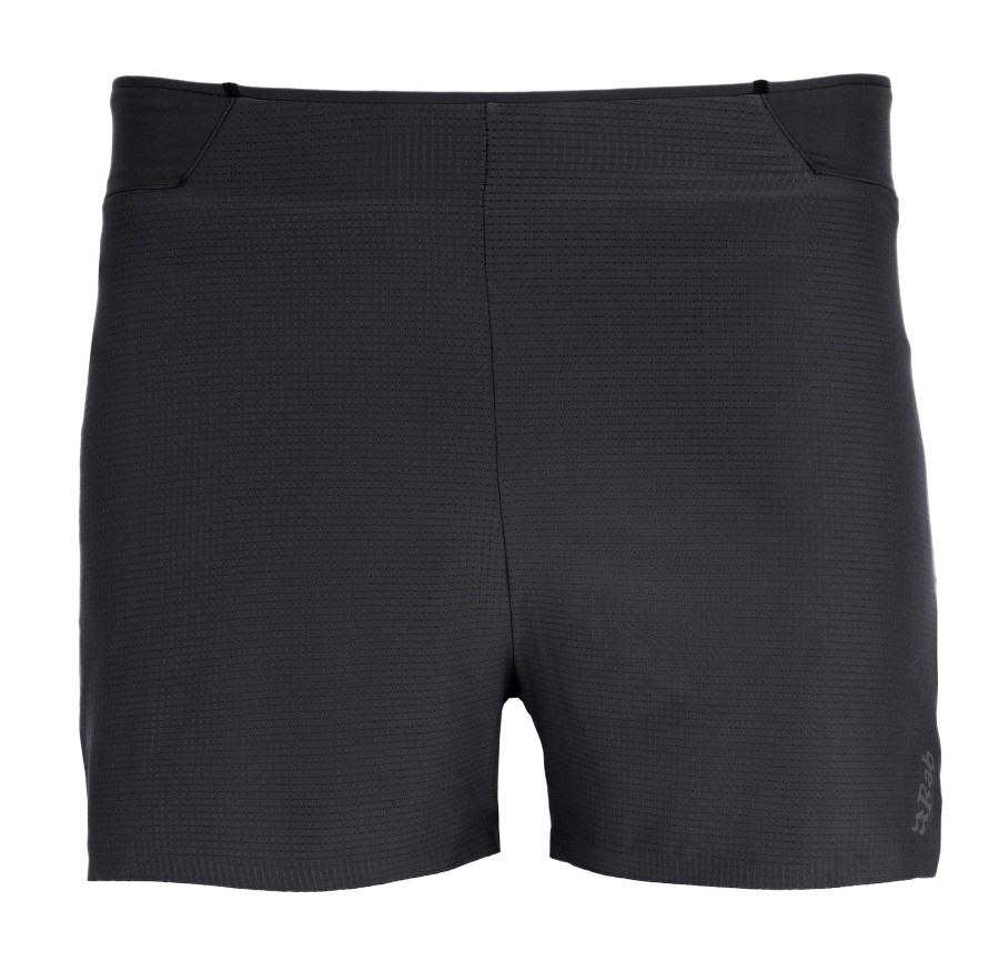 Clothing Rab Shorts | Rab Mens Talus Ultra Shorts - Ebony Black