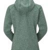 Clothing Rab Fleece & Mid Layer | Rab Women'S Amy Hoody Slate Green