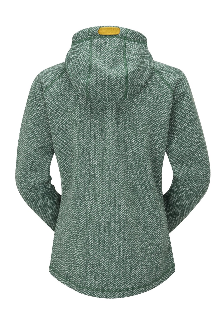 Clothing Rab Fleece & Mid Layer | Rab Women'S Amy Hoody Slate Green