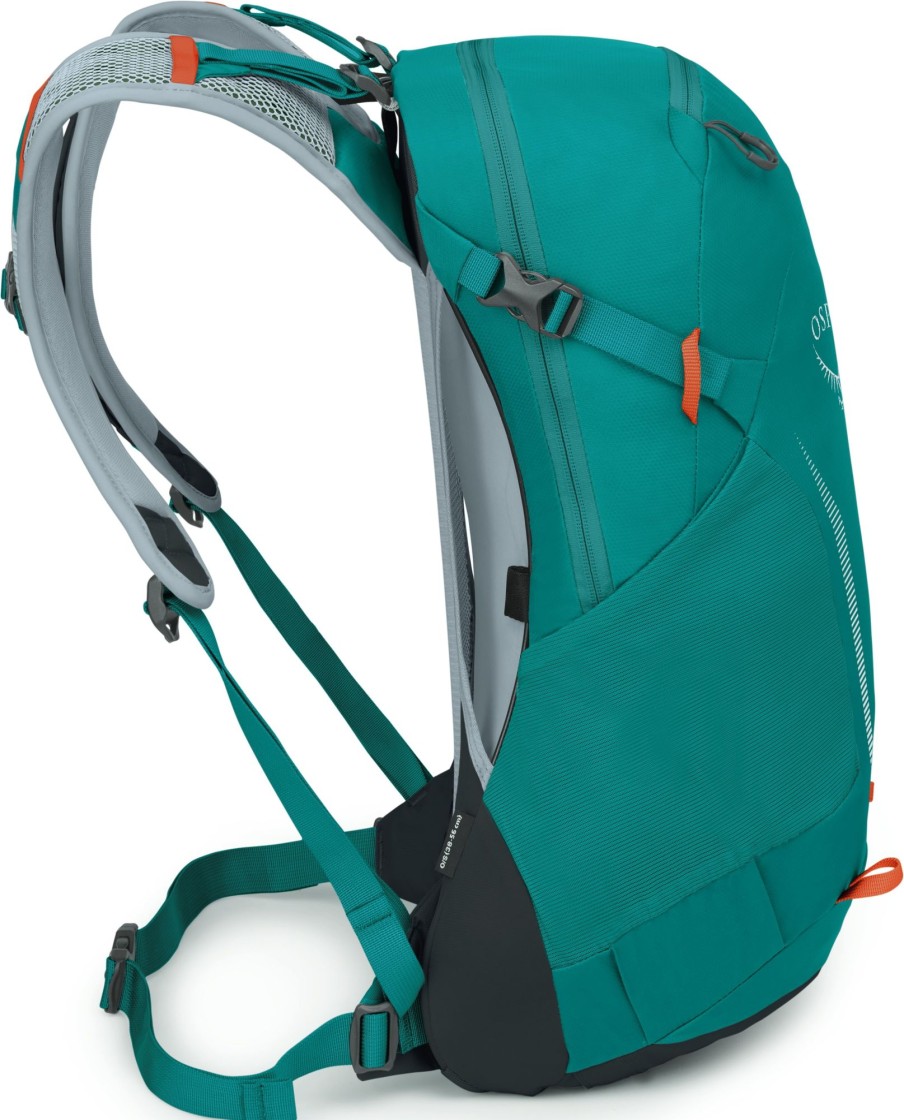 Rucksacks Osprey Day Packs | Osprey Hikelite 18 Rucksack - Escapade Green