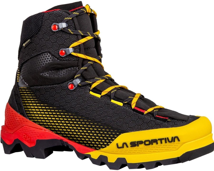 Footwear La Sportiva Mountain Boots | La Sportiva Mens Aequilibrium St Gtx Boots - Black Yellow