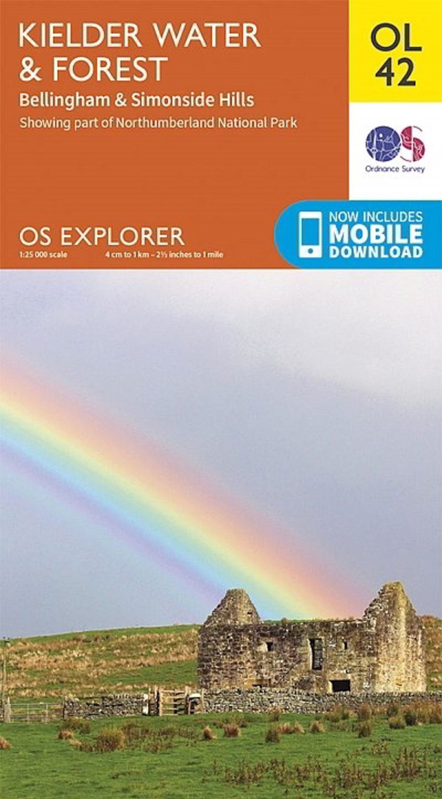 Equipment Ordnance Survey Maps And Books | Os Explorer Map Ol42 - Kielder Water And Forest Orange