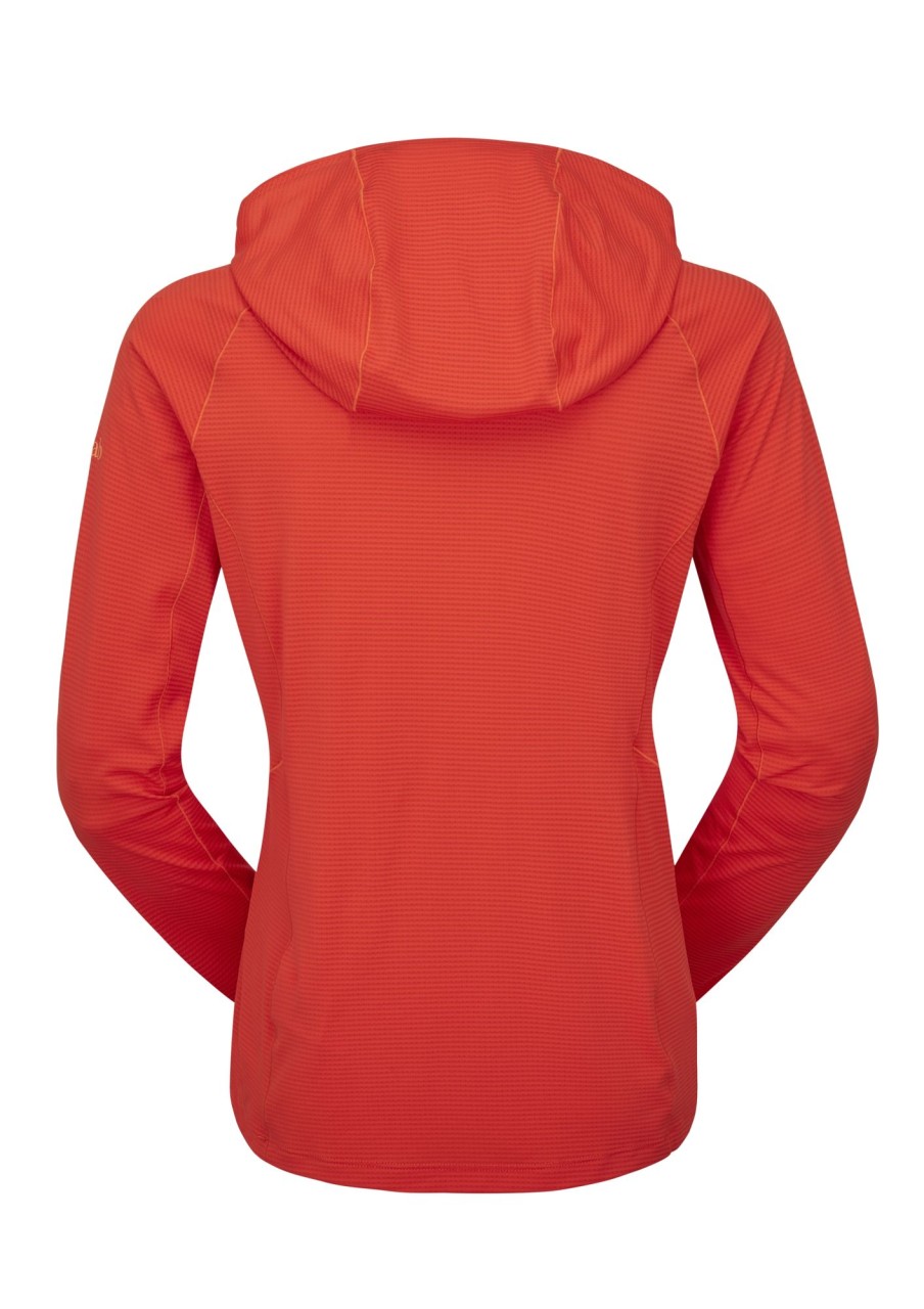 Clothing Rab Fleece & Mid Layer | Rab Womens Sonic Hoody Grapefruit Red