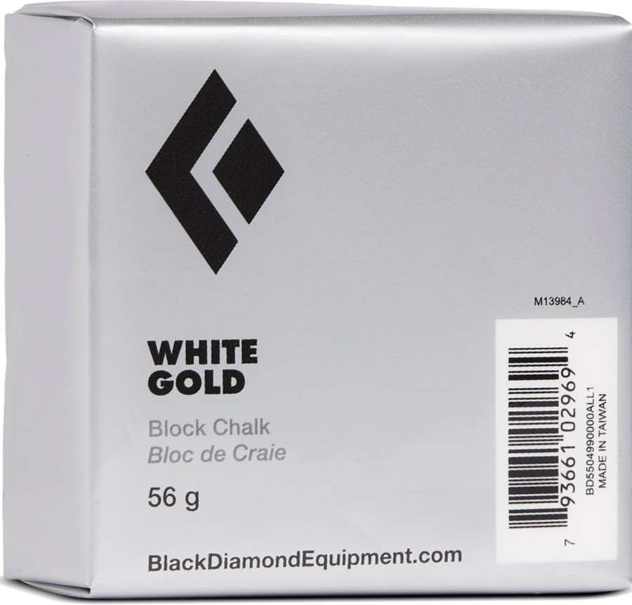 Equipment Black Diamond Chalk & Chalkbags | Black Diamond Gold Bloc Chalk - 56G White