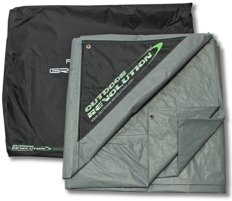 Camping Outdoor Revolution Footprints & Floors | Outdoor Revolution Movelite T2R/T3E Footprint Groundsheet Grey