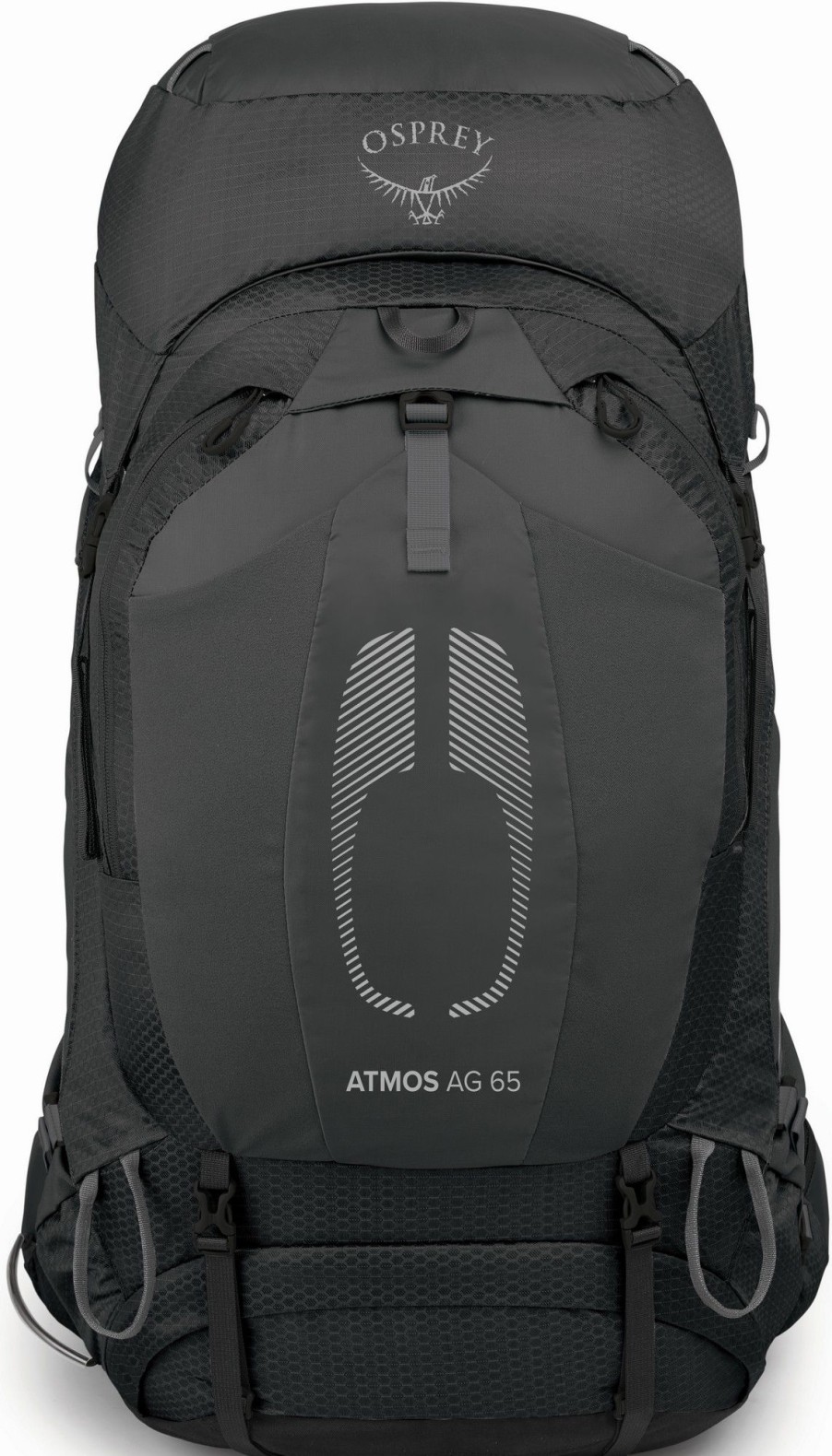 Rucksacks Osprey Backpacking Packs | Osprey Atmos Ag 65 Rucksack Black