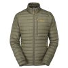 Clothing Rab Insulated Jackets | Rab Mens Microlight Jacket - Light Khaki Green