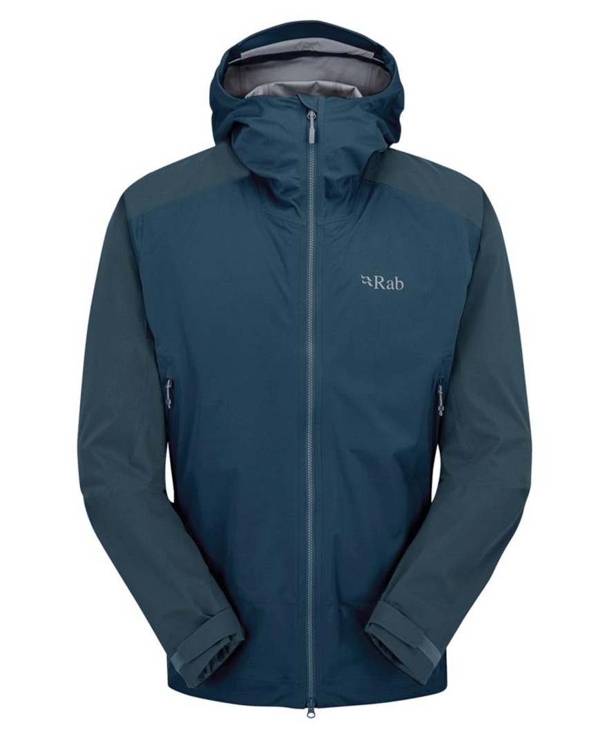 Clothing Rab Softshell Jackets | Rab Mens Kinetic Alpine 2.0 Jacket - Orion Night Blue