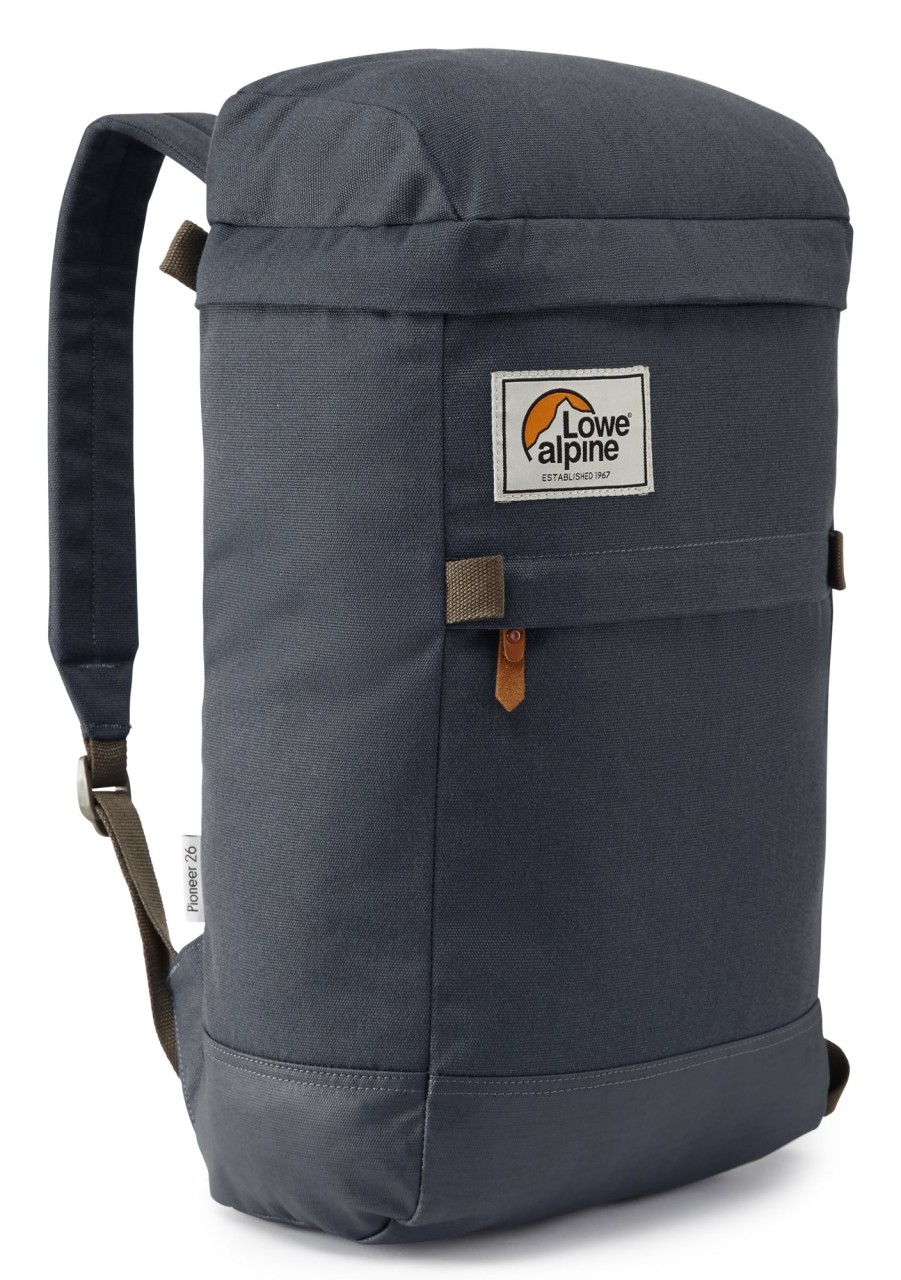 Rucksacks Lowe Alpine Day Packs | Lowe Alpine Pioneer 26 Rucksack - Ebony Grey