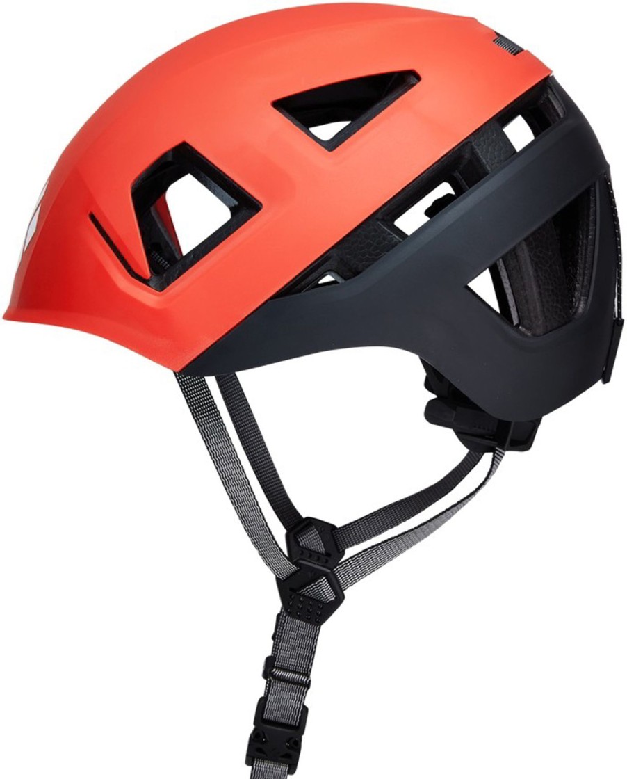 Equipment Black Diamond Climbing Helmets | Black Diamond Capitan Climbing Helmet - Octane-Black Red