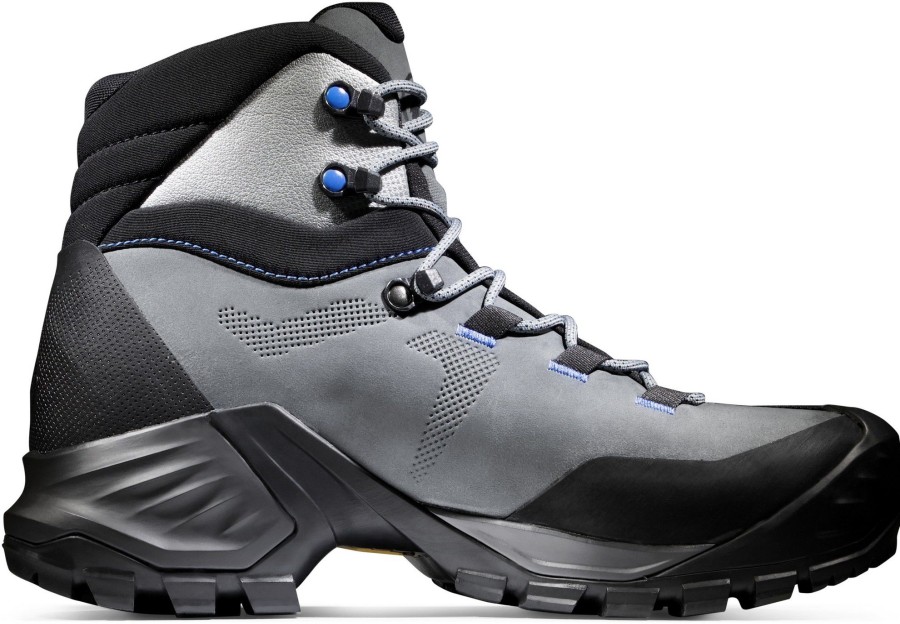 Footwear Mammut Walking Boots | Mammut Womens Trovat Tour High Gtx Boots - Titanium-Gentian Grey