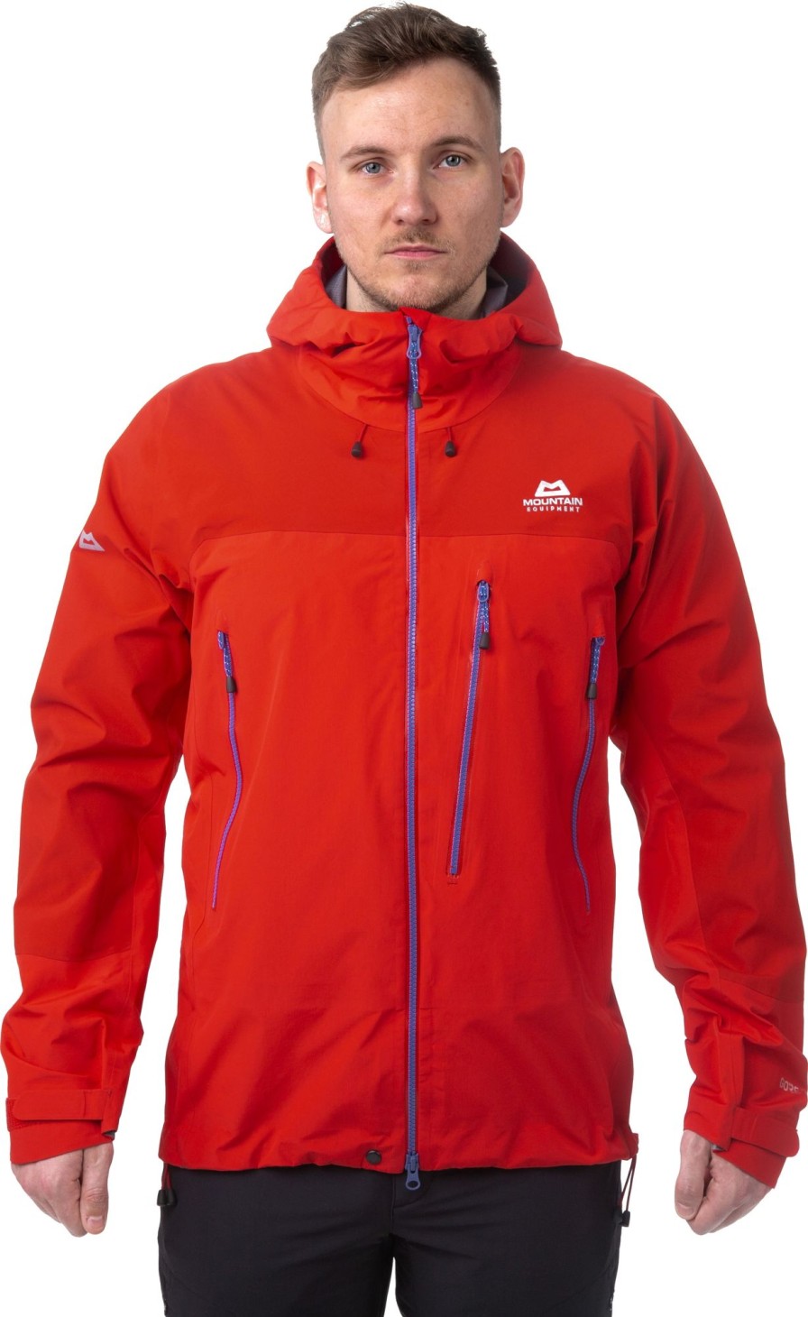 Clothing Mountain Equipment Waterproof Jackets | Mountain Equipment Mens Lhotse Jacket - Majolica-Mykonos Blue