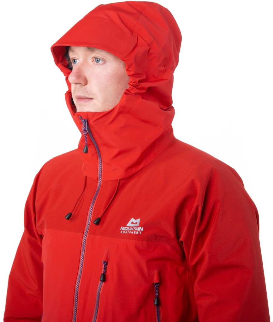 Clothing Mountain Equipment Waterproof Jackets | Mountain Equipment Mens Lhotse Jacket - Majolica-Mykonos Blue