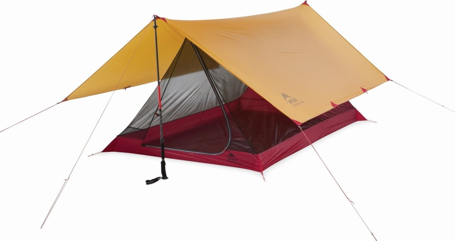 Camping MSR Tarps & Shelters | Msr Thru-Hiker 100 Wing Tarp Brown