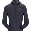 Clothing Rab Fleece & Mid Layer | Rab Mens Ascendor Light Hoody - Beluga Grey