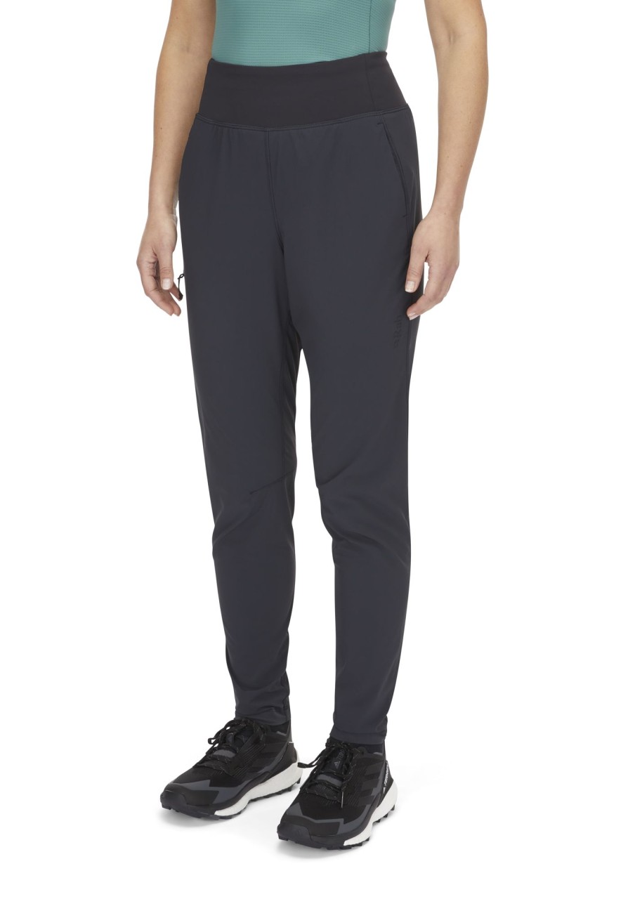 Clothing Rab Trousers & Leggings | Rab Womens Momentum Pants - Beluga Grey