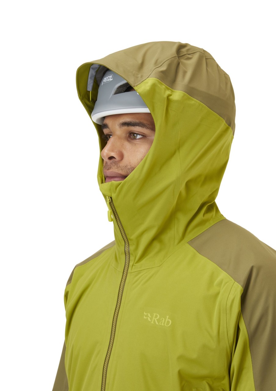 Clothing Rab Softshell Jackets | Rab Mens Kinetic Alpine 2.0 Jacket - Aspen Green