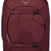 Rucksacks Osprey Luggage & Carry-On | Osprey Womens Fairview 40 Travel Pack - Zircon Red