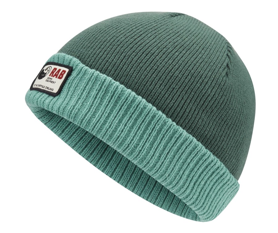 Clothing Rab Hats | Rab Essential Beanie Slate-Glacier Blue Green