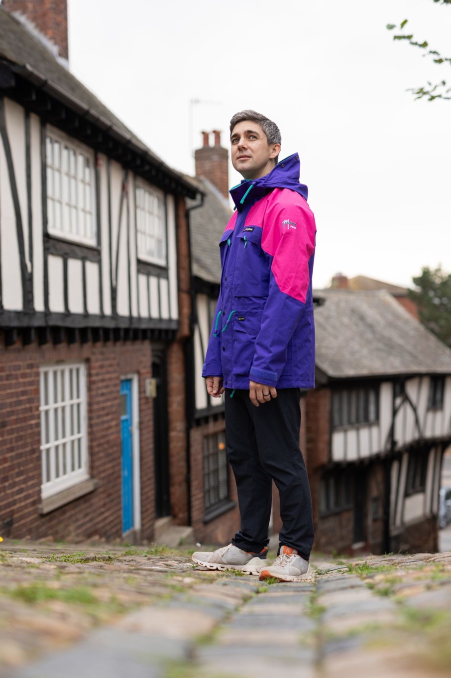 Clothing Berghaus Waterproof Jackets | Berghaus Unisex Mera Peak 2000 Jacket - Liberty-Fiery Fuschia-Tealcove Purple