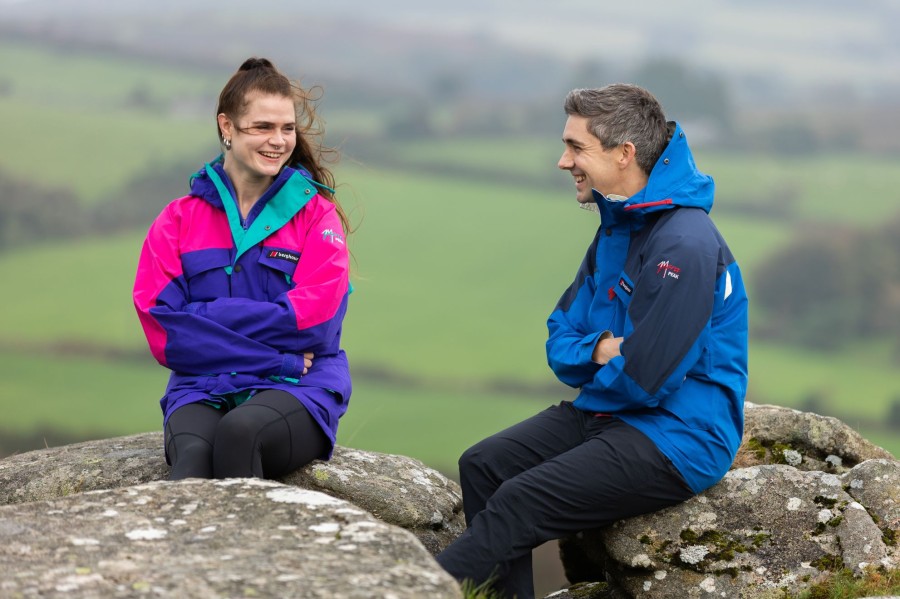 Clothing Berghaus Waterproof Jackets | Berghaus Unisex Mera Peak 2000 Jacket - Liberty-Fiery Fuschia-Tealcove Purple