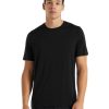 Clothing Icebreaker T Shirts & Base Layers | Icebreaker Mens Tech Lite Ii Short Sleeved Tee Black