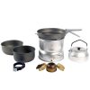 Camping Trangia Lightweight Stoves | Trangia 25-8 Ul/Ha Stove - Hard Anodised Pans With Kettle Silver