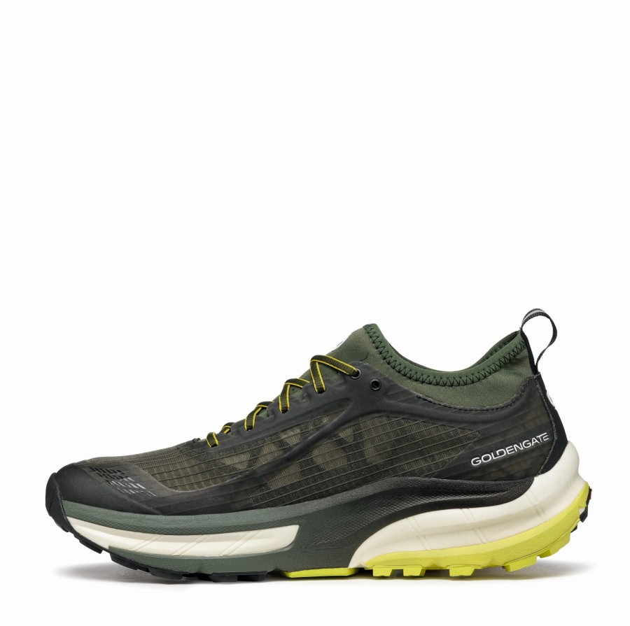 Footwear Scarpa Running Shoes | Scarpa Mens Golden Gate Atr Running Shoes - Military-Deep Green