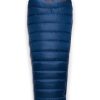 Camping Rab Backpacking & Lightweight Sleeping Bags | Rab Ascent 700 Sleeping Bag - Right-Hand Zip - Ink Blue